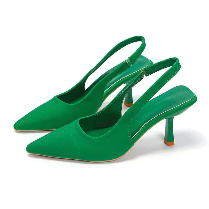 2024 New Sexy Women High Heels Luxury Pointed Toe Women's Pumps Fashion Shallow Sandals Stiletto Heels Women Party Wedding Shoes Pi-Mart