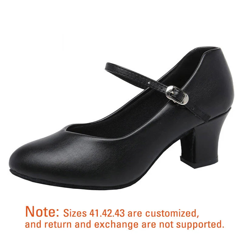 Flamenco Shoes Women Latin Salsa Dance Shoes Girls Heel 5cm Modern Ballroom Dance Shoe Ladies Girl Tango Dancing Shoe Size 34-43 LadyShow.Store