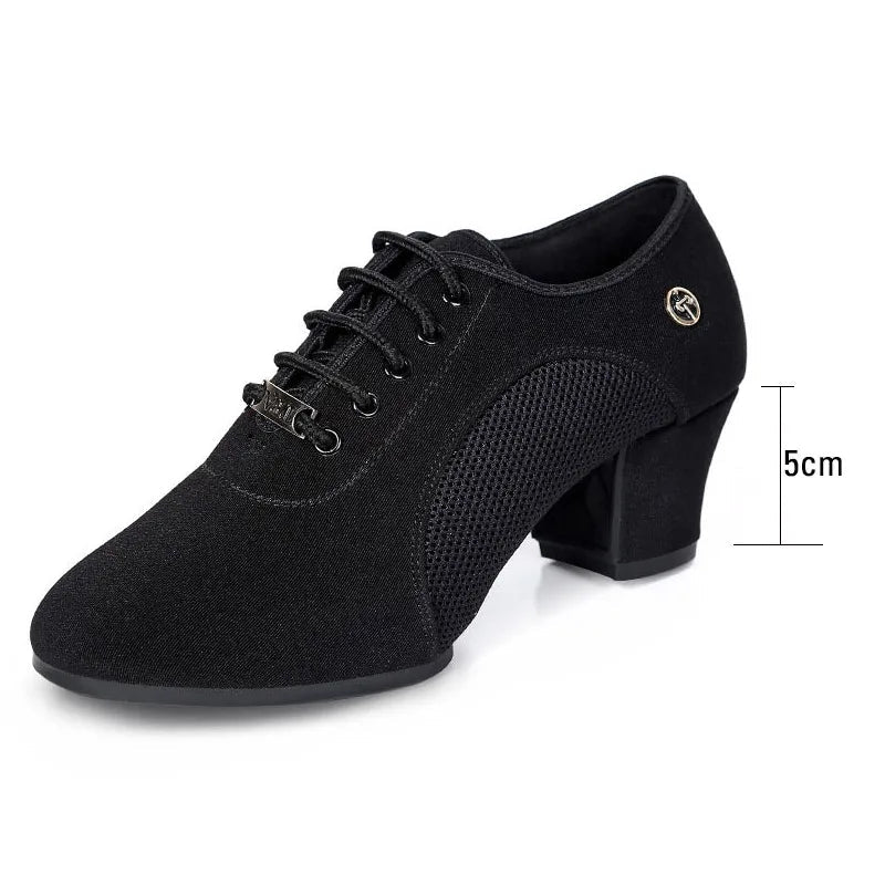 Women Latin Dance Shoes Jazz Ballroom Salsa Dancing Shoes Woman High Heels Children Training Modern Tango Dance Sneakers Female LadyShow.Store