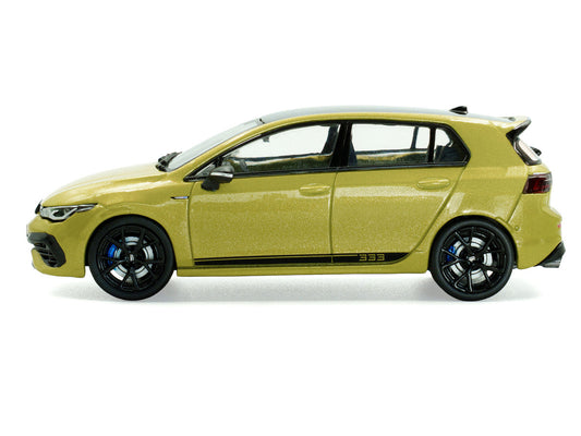 2023 Volkswagen Golf R 333 Limited Edition Lime Yellow Metallic with Black Top 1/43 Diecast Model Car by Solido Solido