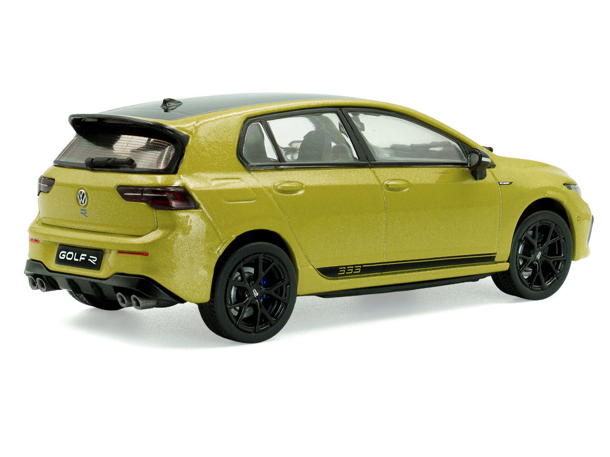 2023 Volkswagen Golf R 333 Limited Edition Lime Yellow Metallic with Black Top 1/43 Diecast Model Car by Solido Solido