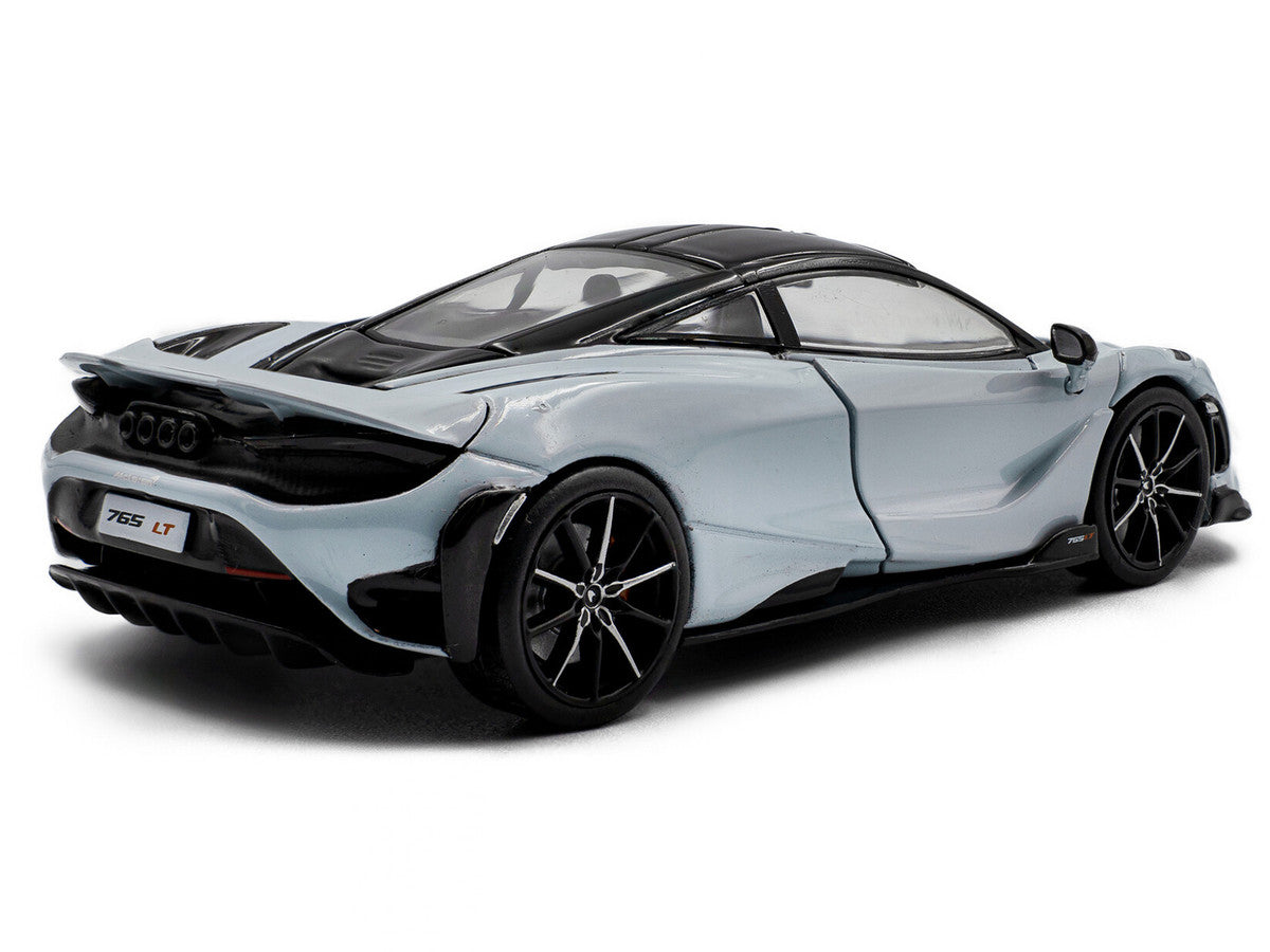 2020 McLaren 765LT Ceramic Gray with Black Top 1/43 Diecast Model Car by Solido Solido