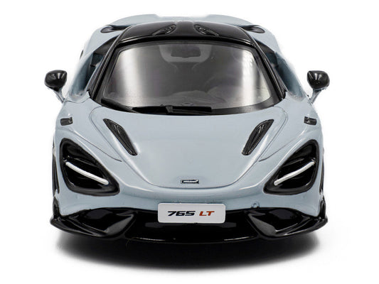 2020 McLaren 765LT Ceramic Gray with Black Top 1/43 Diecast Model Car by Solido Solido