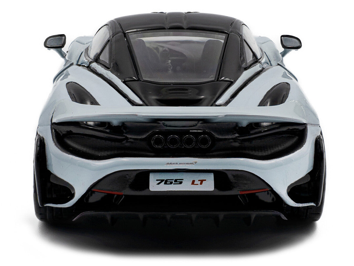2020 McLaren 765LT Ceramic Gray with Black Top 1/43 Diecast Model Car by Solido Solido