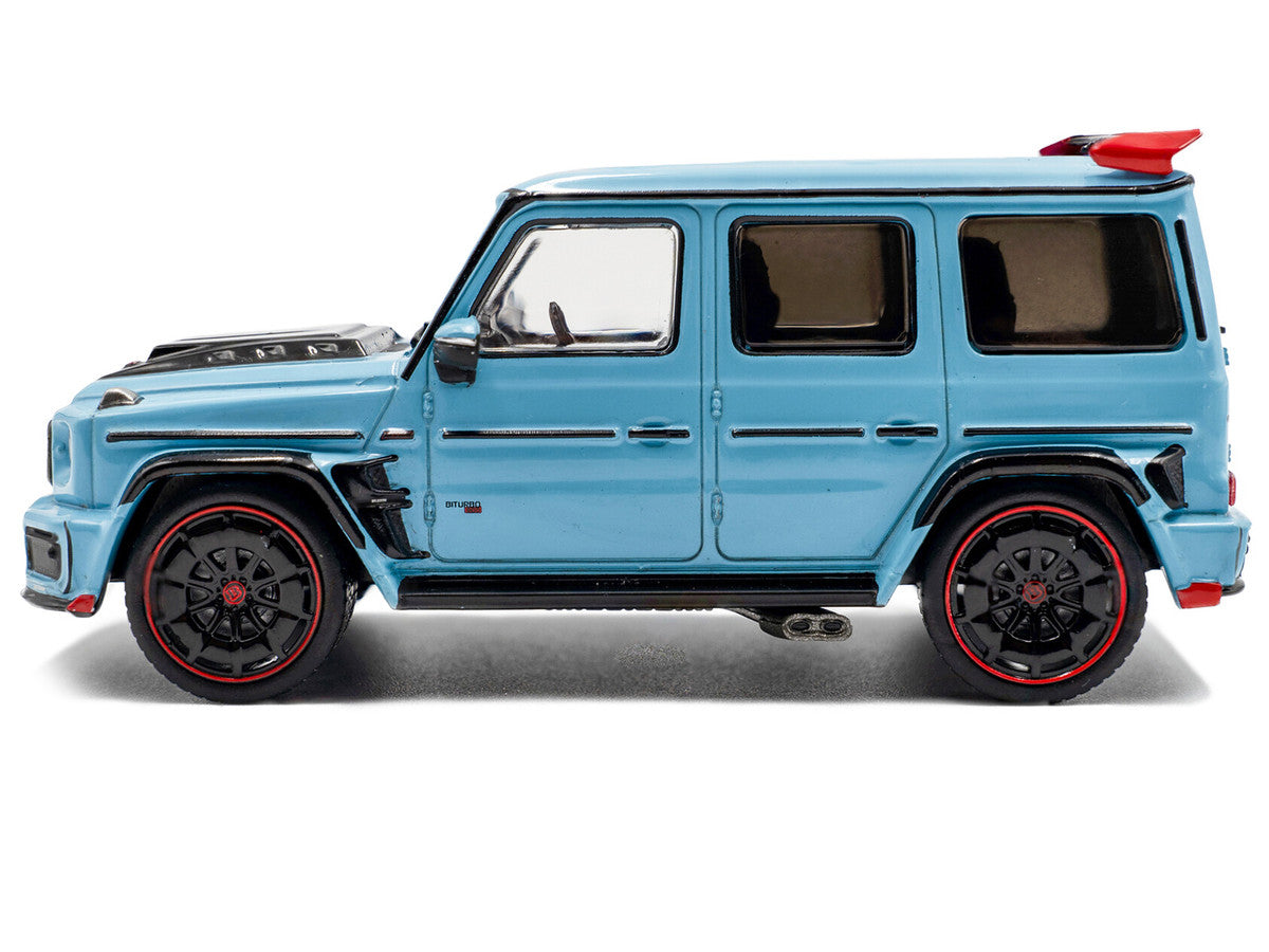 2021 Brabus Rocket 900 China Blue with Black Hood 1/43 Diecast Model Car by Solido Solido