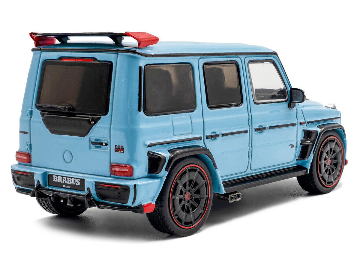 2021 Brabus Rocket 900 China Blue with Black Hood 1/43 Diecast Model Car by Solido-1