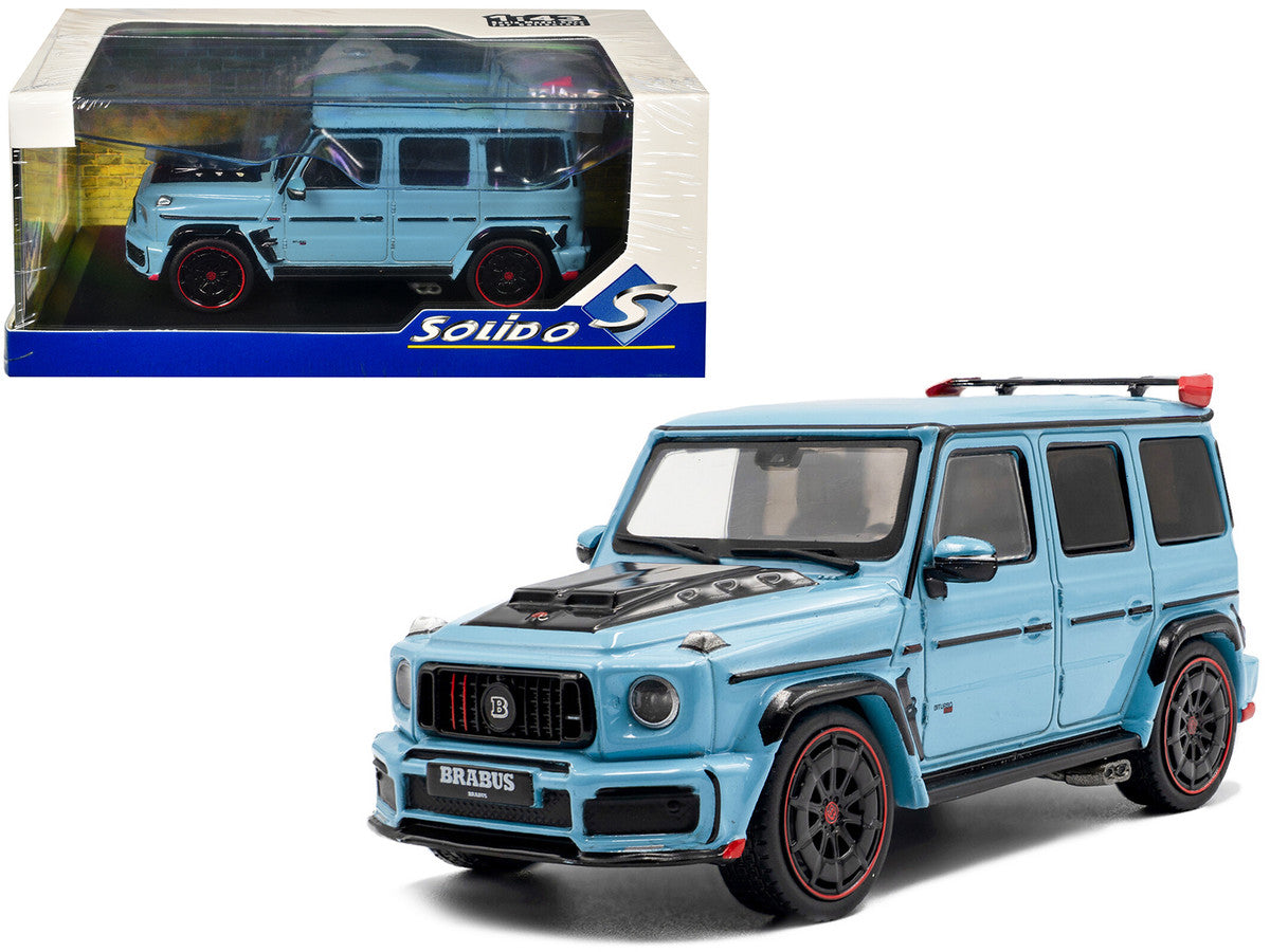 2021 Brabus Rocket 900 China Blue with Black Hood 1/43 Diecast Model Car by Solido Solido
