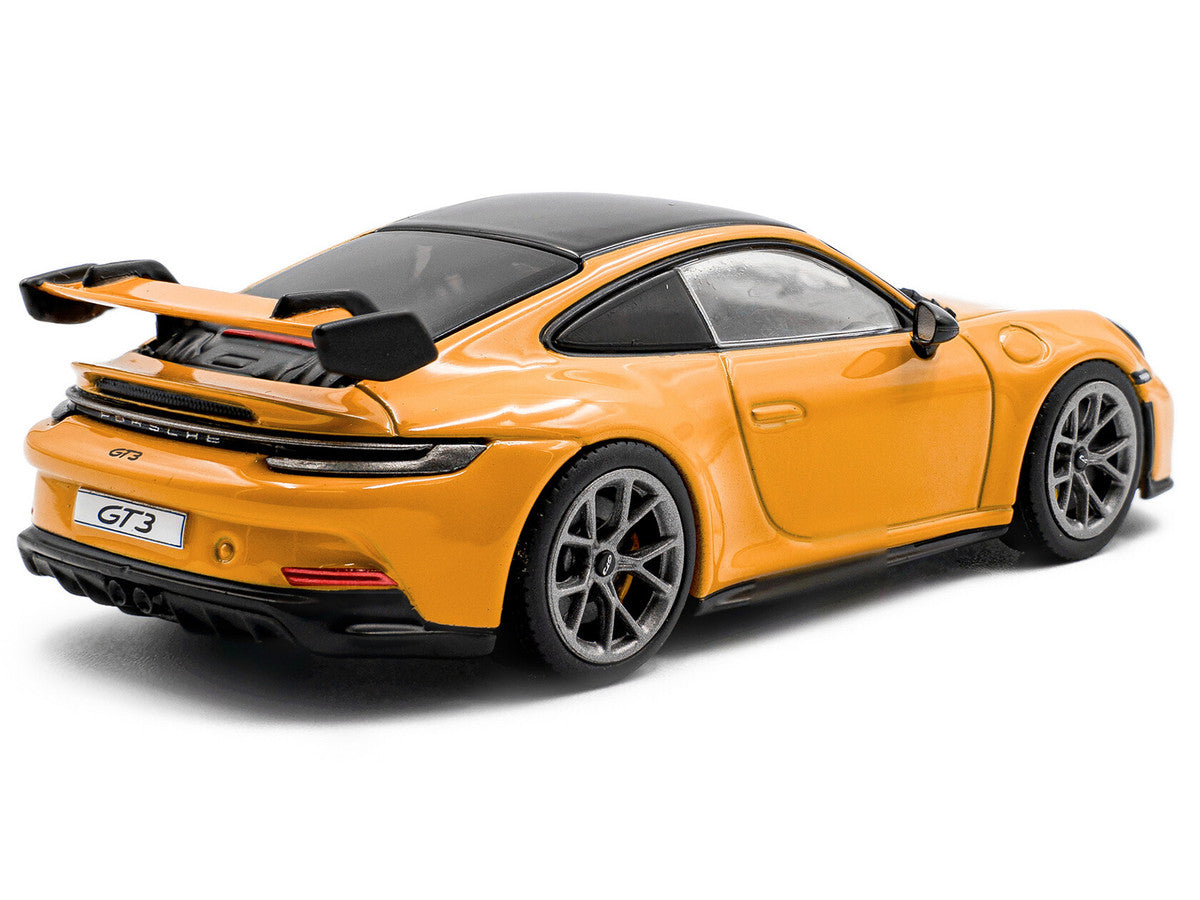 2023 Porsche 911 (992) GT3 Signal Yellow with Black Top 1/43 Diecast Model Car by Solido Solido