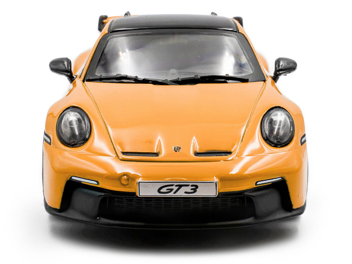 2023 Porsche 911 (992) GT3 Signal Yellow with Black Top 1/43 Diecast Model Car by Solido Solido