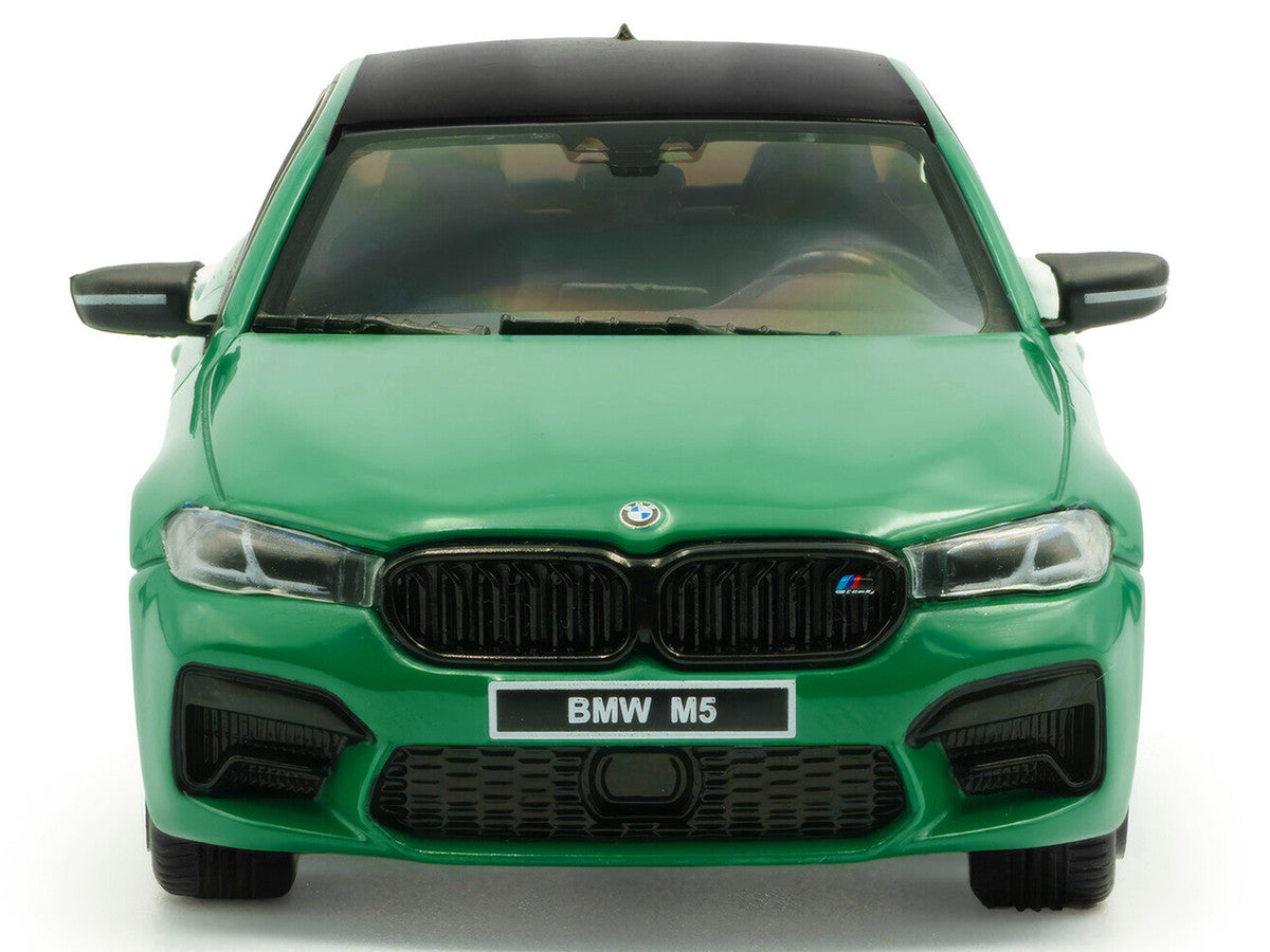 2022 BMW M5 Competition Signal Green with Black Top 1/43 Diecast Model Car by Solido-2