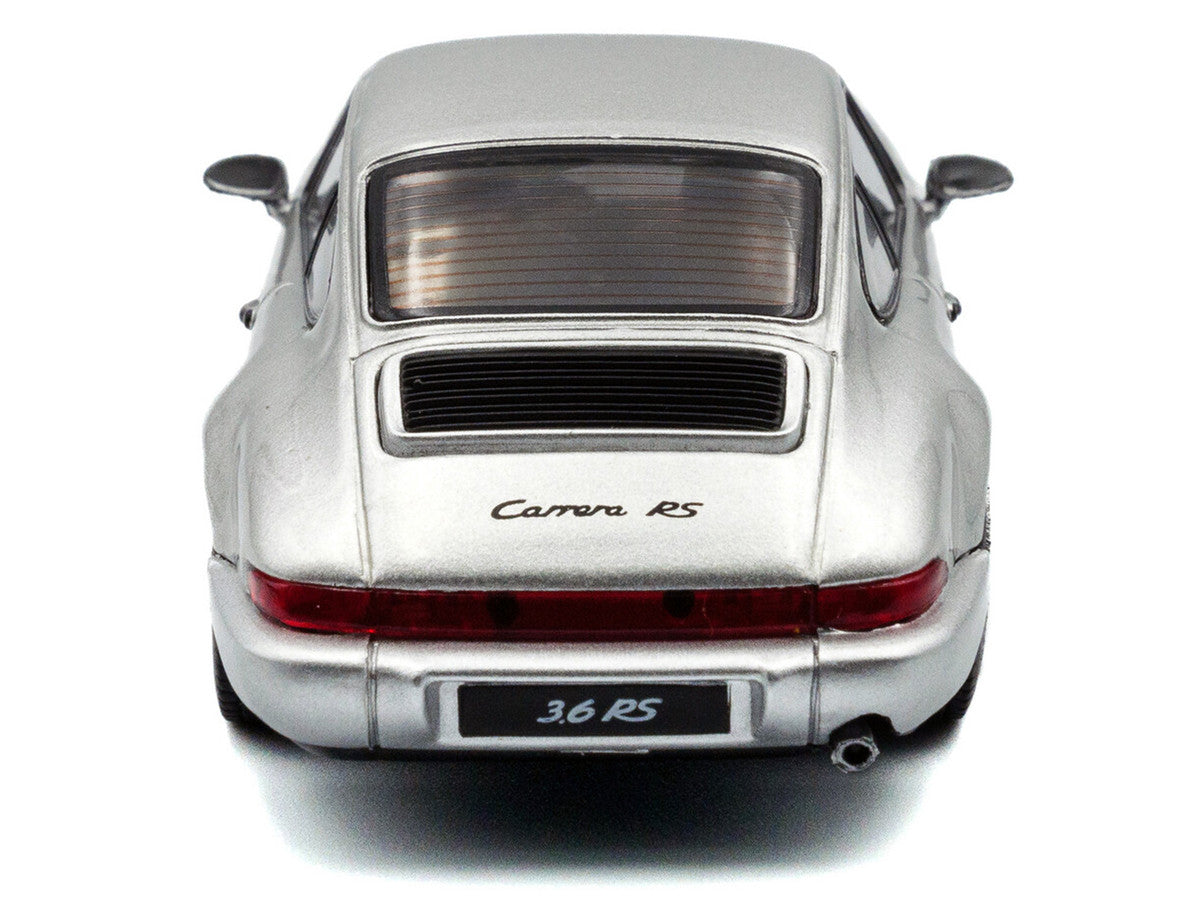 1994 Porsche 911 (964) RS Silver Metallic with Black Stripes 1/43 Diecast Model Car by Solido Solido