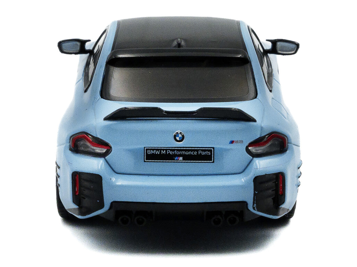 2023 BMW M2 M Performance Zandvoort Blue with Black Top 1/43 Diecast Model Car by Solido Solido