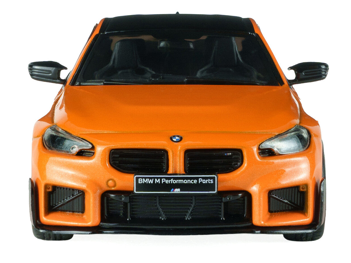 2024 BMW M2 M Performance Papaya Orange Metallic with Black Top 1/43 Diecast Model Car by Solido Solido
