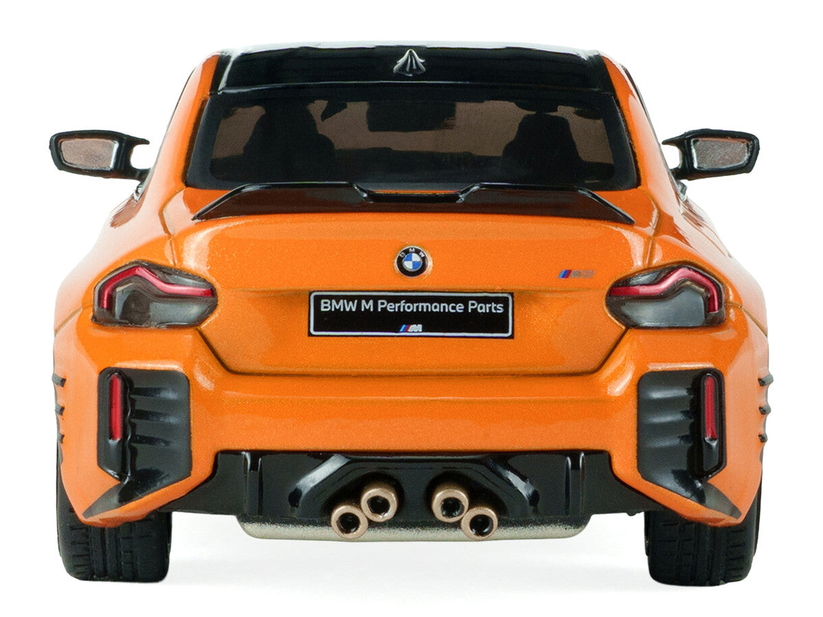 2024 BMW M2 M Performance Papaya Orange Metallic with Black Top 1/43 Diecast Model Car by Solido Solido