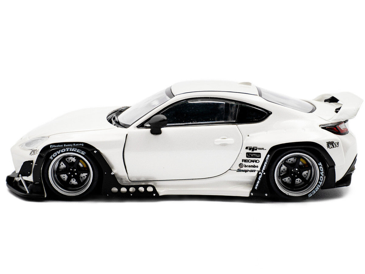 2022 Toyota Pandem GR86 White Metallic 1/43 Diecast Model Car by Solido Solido