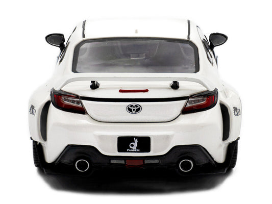2022 Toyota Pandem GR86 White Metallic 1/43 Diecast Model Car by Solido Solido