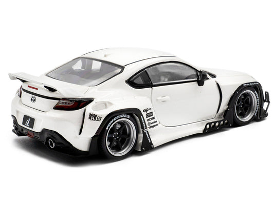 2022 Toyota Pandem GR86 White Metallic 1/43 Diecast Model Car by Solido Solido