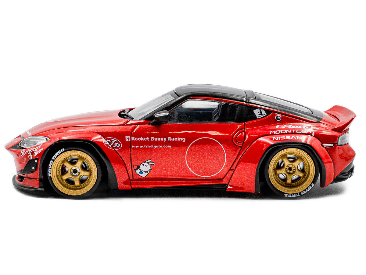 2022 Nissan Pandem Fairlady Z RHD (Right Hand Drive) Red Metallic with Black Top 1/43 Diecast Model Car by Solido Solido