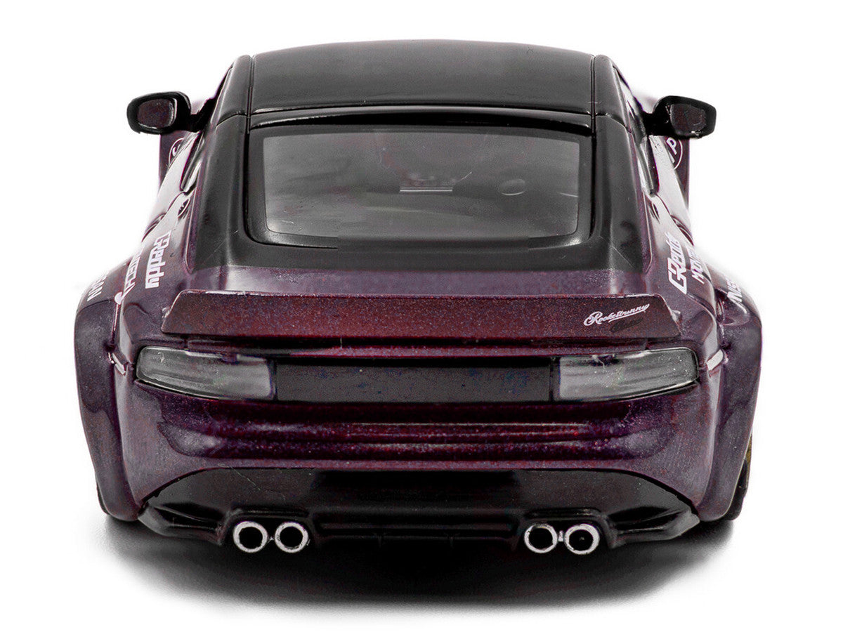 2022 Nissan Pandem Fairlady Z RHD (Right Hand Drive) Purple Metallic with Black Top 1/43 Diecast Model Car by Solido Solido