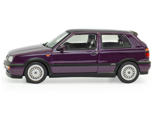 1994 Volkswagen Golf MKIII VR6 Purple Metallic 1/43 Diecast Model Car by Solido-1
