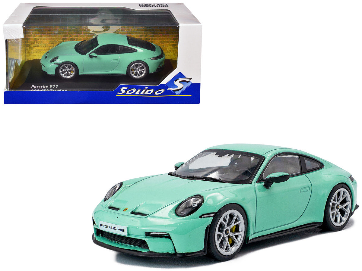 2023 Porsche 911 (992) GT3 Touring Mint Green 1/43 Diecast Model Car by Solido Solido
