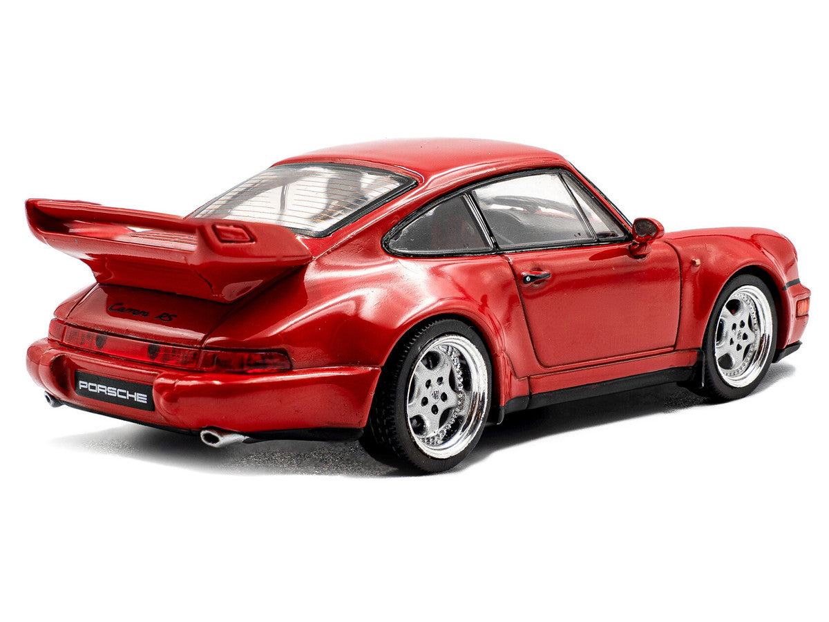 1994 Porsche 911 (964) RS 3.8 Guards Red 1/43 Diecast Model Car by Solido-1