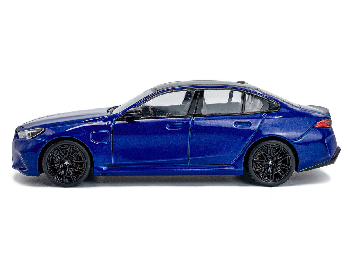 2024 BMW M5 Sedan Marina Bay Blue Metallic with Black Top 1/43 Diecast Model Car by Solido Solido