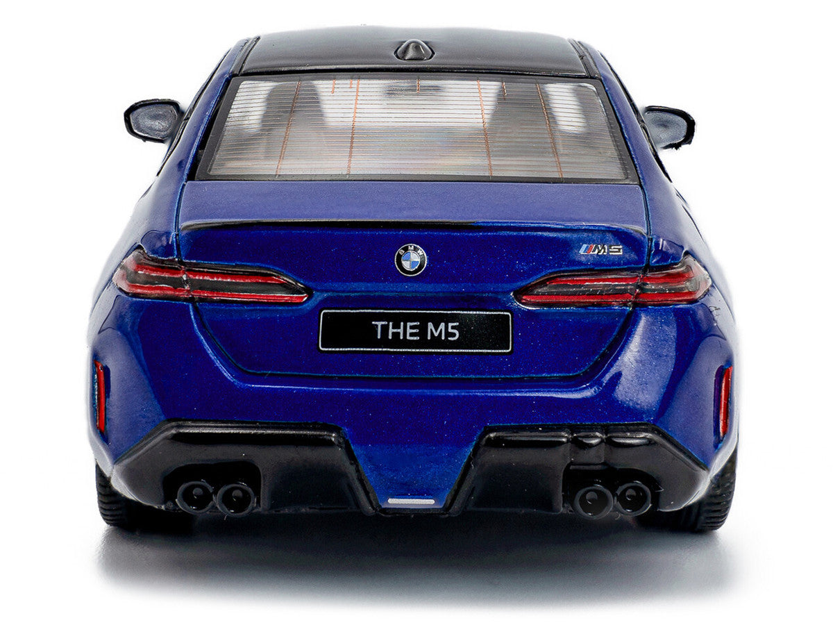 2024 BMW M5 Sedan Marina Bay Blue Metallic with Black Top 1/43 Diecast Model Car by Solido Solido