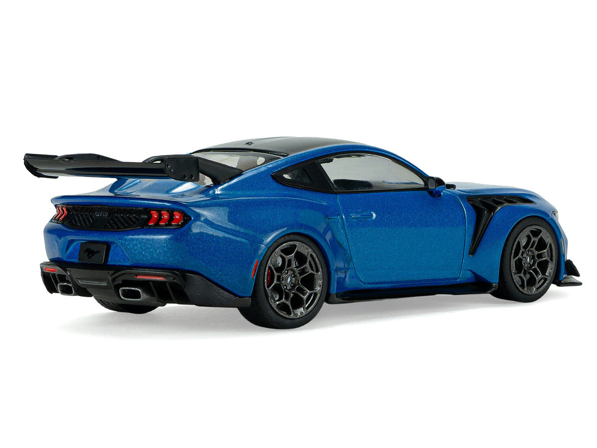 2025 Ford Mustang GTD Indulgent Blue Metallic with Black Top 1/43 Diecast Model Car by Solido Solido