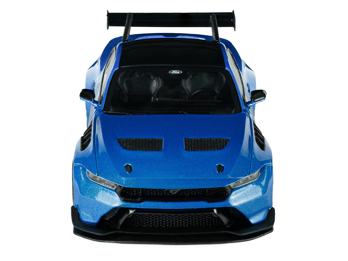 2025 Ford Mustang GTD Indulgent Blue Metallic with Black Top 1/43 Diecast Model Car by Solido Solido