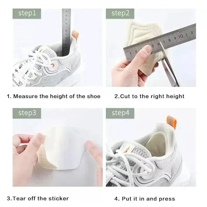Heel Patch Insole for Summer Womens High Heels With a Larger Or Smaller Heel Pad to Prevent Heel Loss Half Size Pad LadyShow.Store