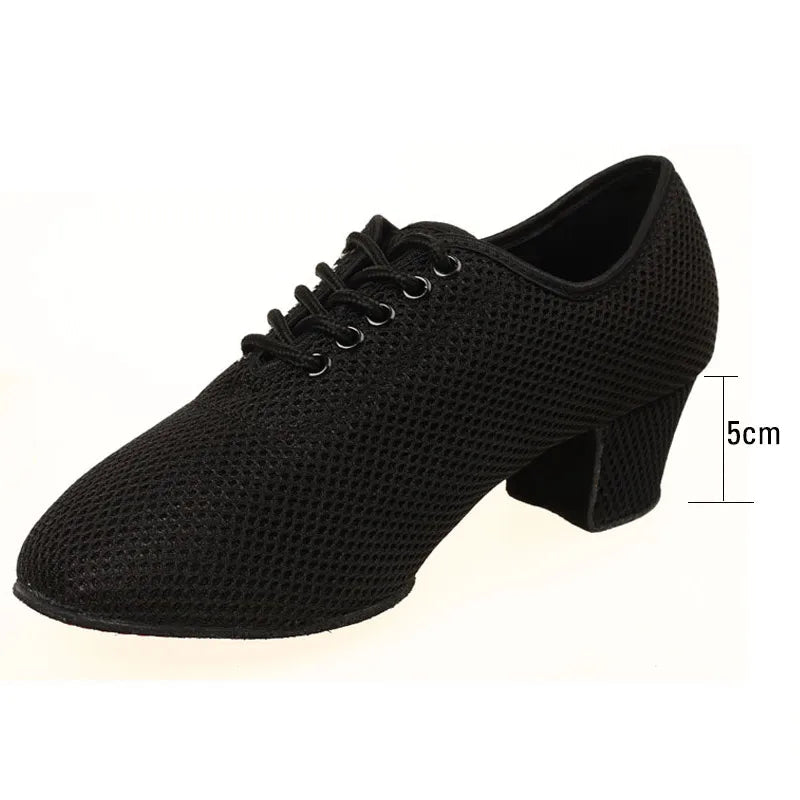 Women Latin Dance Shoes Jazz Ballroom Salsa Dancing Shoes Woman High Heels Children Training Modern Tango Dance Sneakers Female LadyShow.Store