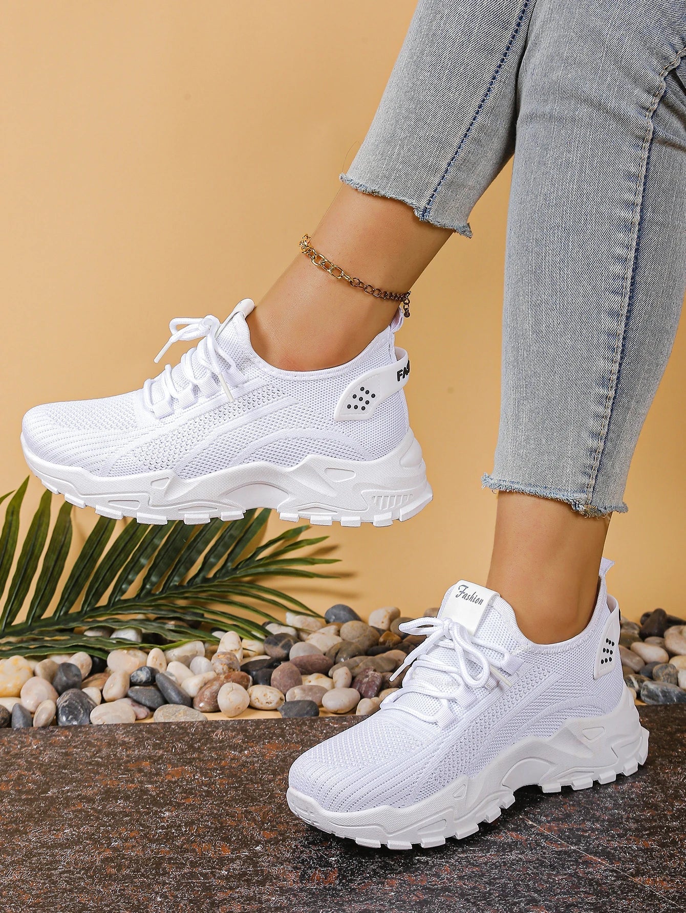 Women's shoes, women's sports shoes 2025 Women's shoes Breathable single-mesh dad shoes Women's casual and versatile sports shoe LadyShow.Store