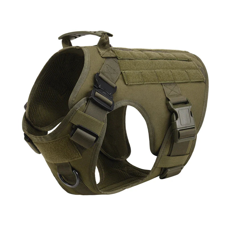 Tactical Military Vest Pet German Shepherd Golden Retriever Tactical  Training Dog Harness and Leash Set For All Breeds Dogs Pi-Mart