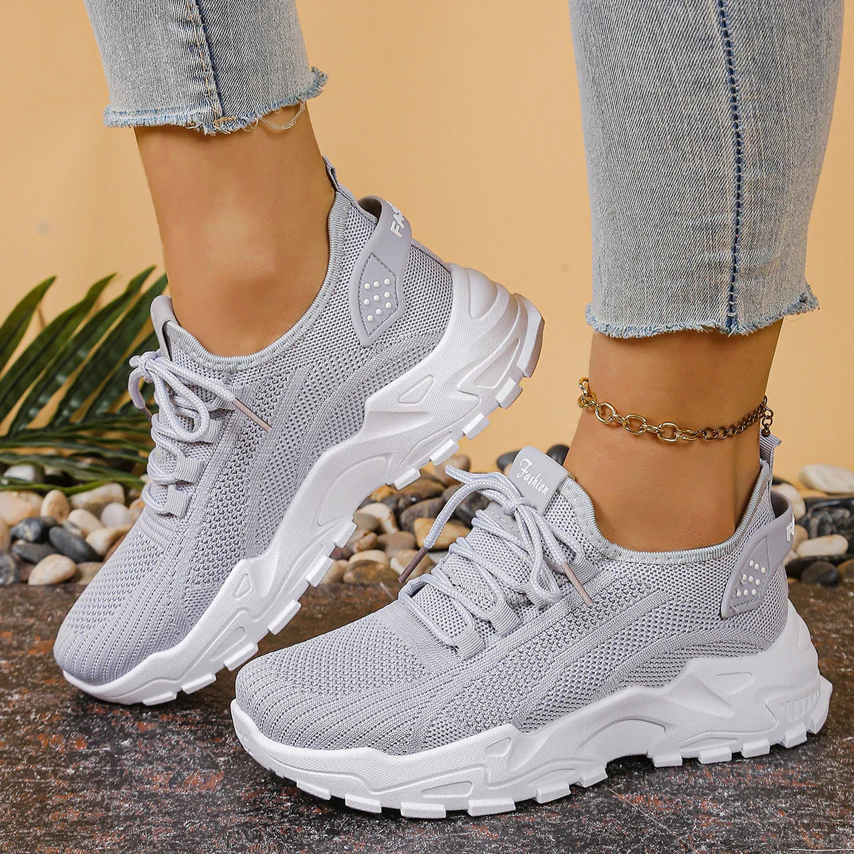 Women's sports shoes 2026，Breathable single mesh shoes, Women's casual and Versatile sports shoes LadyShow.Store