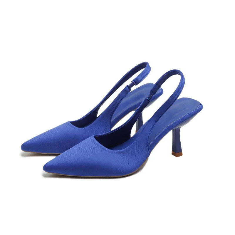 2024 New Sexy Women High Heels Luxury Pointed Toe Women's Pumps Fashion Shallow Sandals Stiletto Heels Women Party Wedding Shoes Pi-Mart