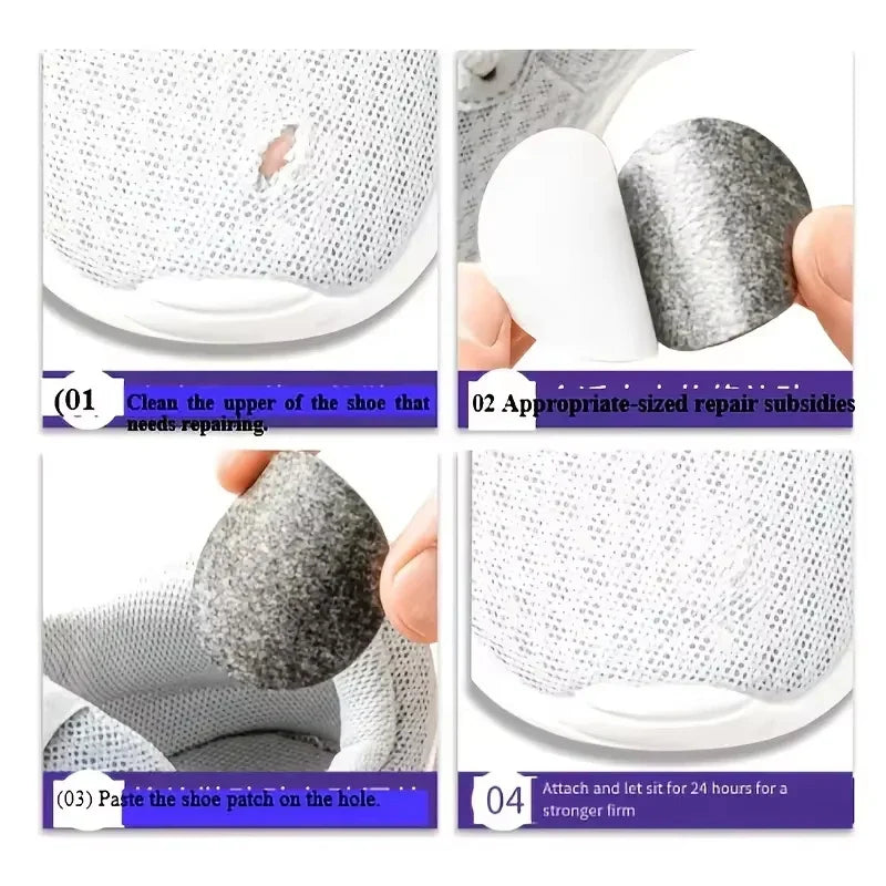 6PCS Sports Shoe Repair Patches, Anti-wear Shoe Patches, Insole Repair Patches, Self-adhesive Patches Inside High Heels LadyShow.Store
