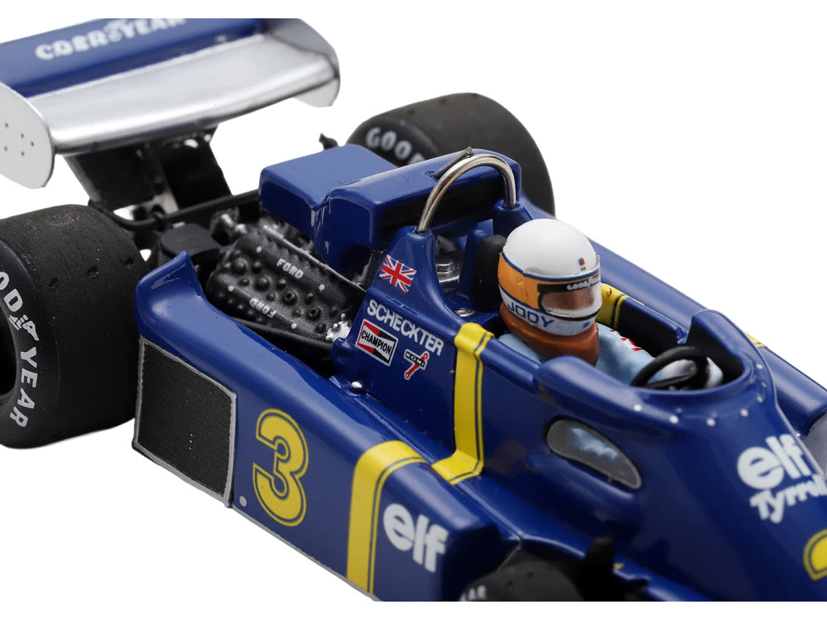 Tyrrell P34 #3 Jody Scheckter Formula One F1 "Belgian GP" (1976) with Driver 1/43 Model Car by Spark Spark