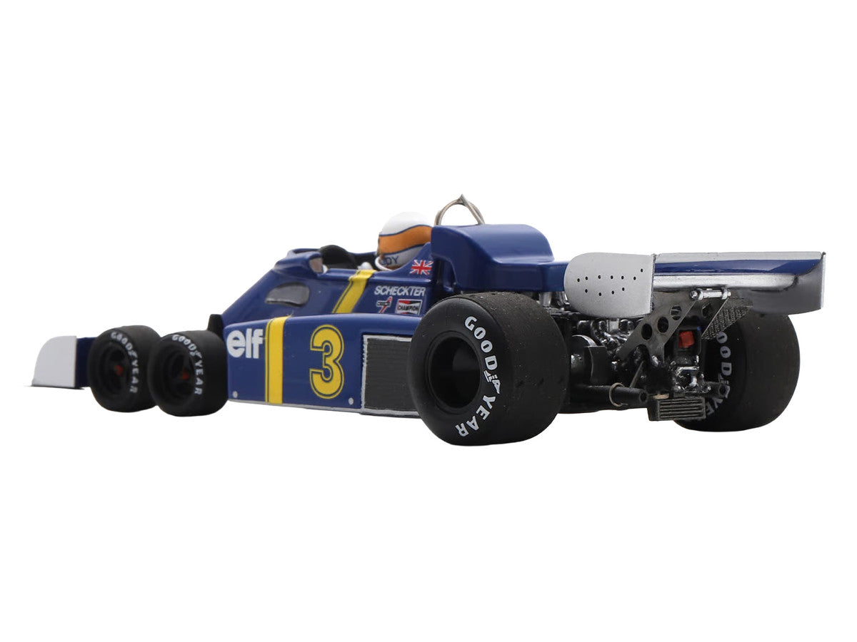 Tyrrell P34 #3 Jody Scheckter Formula One F1 "Belgian GP" (1976) with Driver 1/43 Model Car by Spark Spark