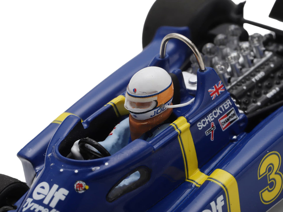 Tyrrell P34 #3 Jody Scheckter Winner Formula One F1 "Swedish GP" (1976) with Driver 1/43 Model Car by Spark Spark