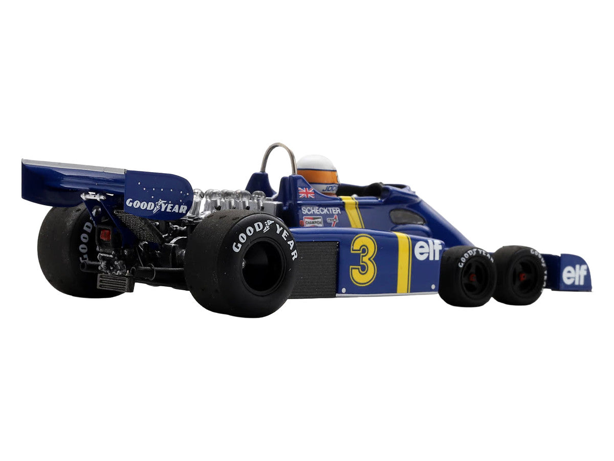 Tyrrell P34 #3 Jody Scheckter Winner Formula One F1 "Swedish GP" (1976) with Driver 1/43 Model Car by Spark Spark