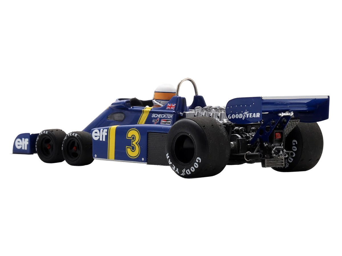 Tyrrell P34 #3 Jody Scheckter Winner Formula One F1 "Swedish GP" (1976) with Driver 1/43 Model Car by Spark Spark