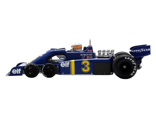 Tyrrell P34 #3 Jody Scheckter Formula One F1 "Dutch GP" (1976) with Driver 1/43 Model Car by Spark Spark