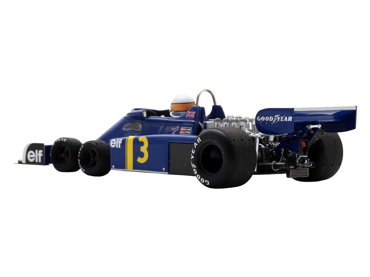 Tyrrell P34 #3 Jody Scheckter Formula One F1 "Dutch GP" (1976) with Driver 1/43 Model Car by Spark Spark