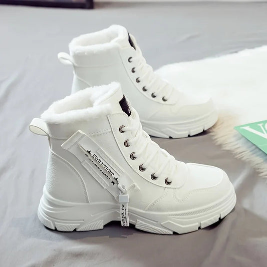 Women's Ankle Boot, Short Boot, Winter Boot with Thick Lining and Insulation, Stylish and Versatile, Thick-Soled Winter Boot LadyShow.Store