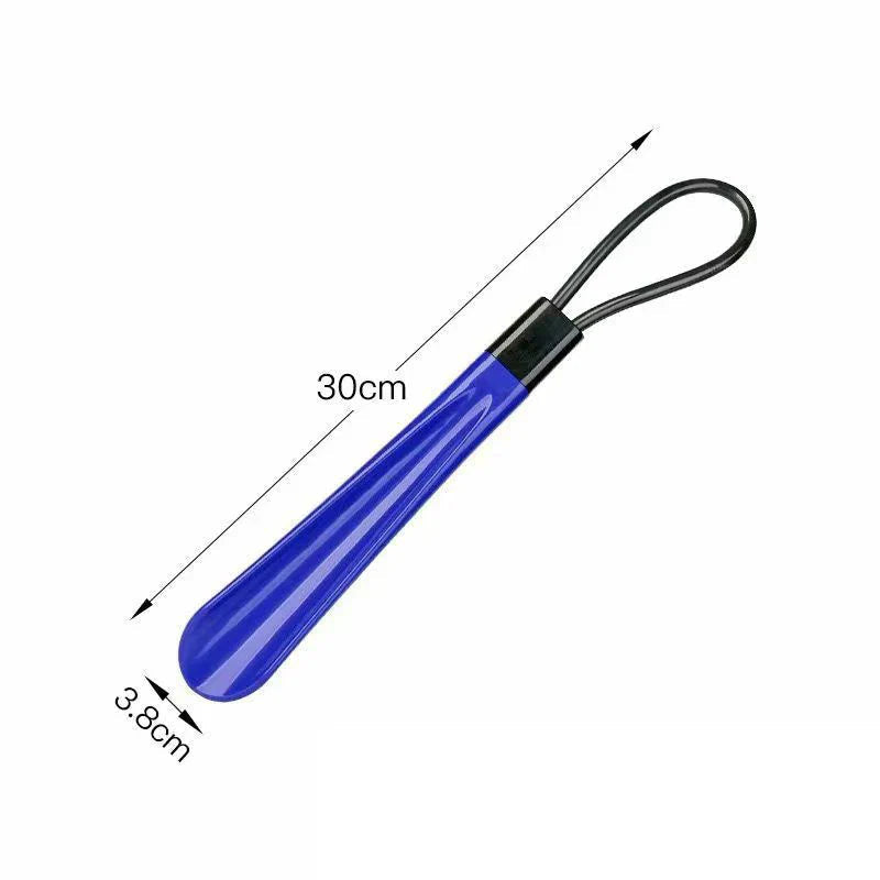 1pc Extra Long Flexible Plastic Shoe Horns Not Require Bending Durable Shoe Spoons For Pregnant Women Wearing Shoe Assistants LadyShow.Store