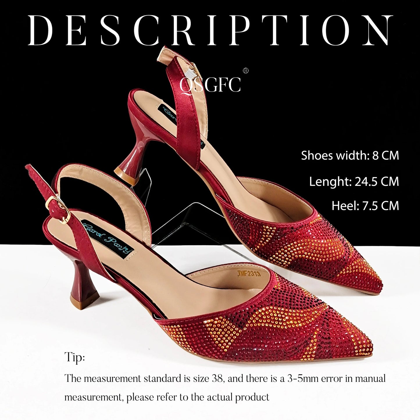 Festive Elegance:High Quality Women's Pumps Fashion Design For Nigeria Wedding Party Ladies Shoes Spot Goods Pi-Mart