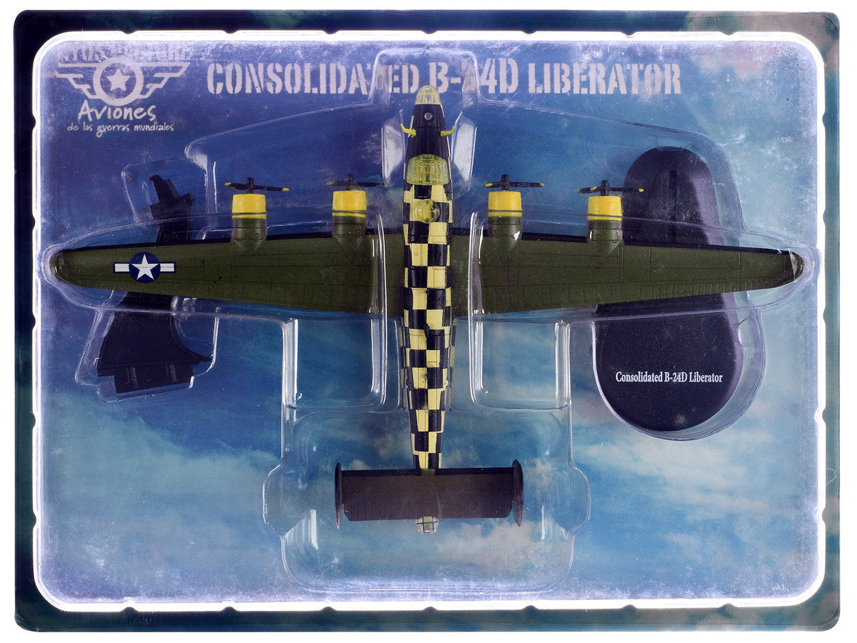 Consolidated B-24D Liberator Aircraft "You Cawn't Miss It 448th Bombardment Group 8th Air Force" (1944) British Royal Air Force 1/144 Diecast Model Airplane by Mitos Del Aire Mitos del Aire