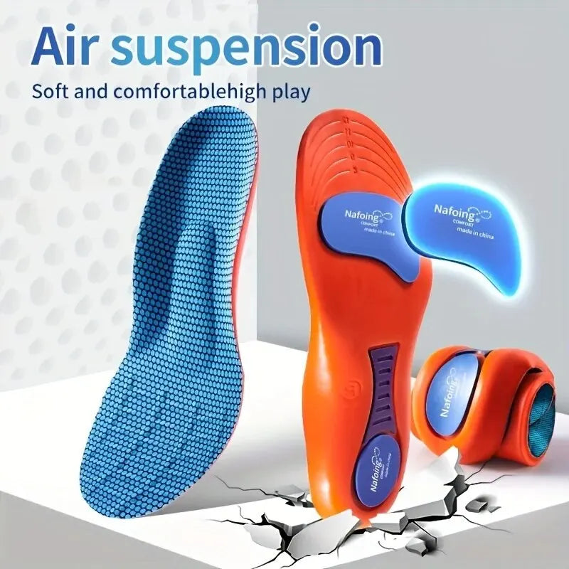1 Pair New Sports Elasticity Insoles Elasticity Shock Absorption Breathable Running Insoles LadyShow.Store