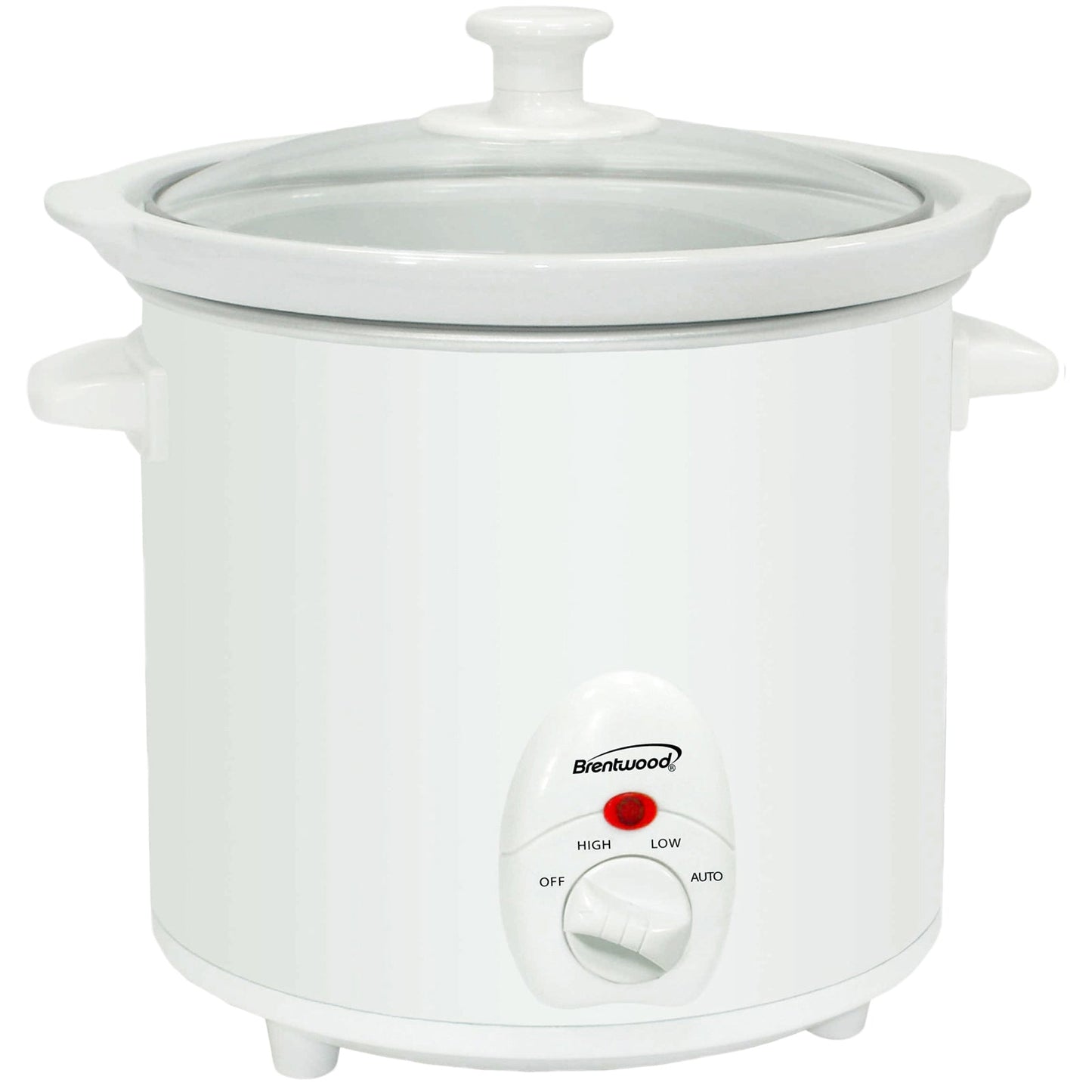 Brentwood 3 Quart Slow Cooker in White W2B
